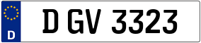 Truck License Plate